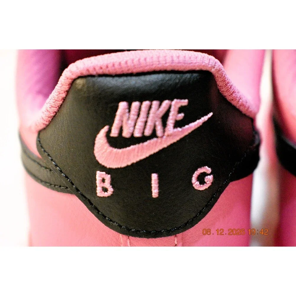 RARE Nike BY YOU ID AF 1 Women’s Size 8.5 BIG LUV Pink & Black (AQ3778-994)